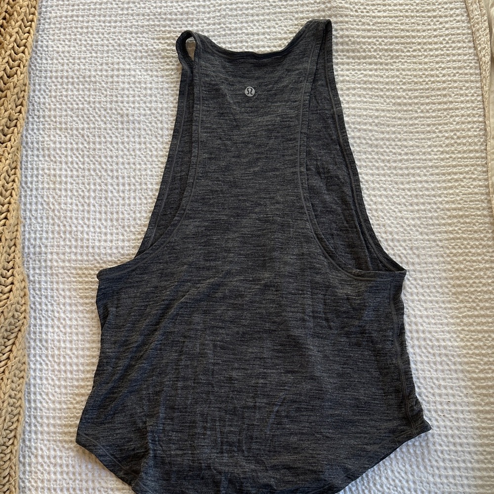 lululemon athletica Charcoal Gray Tank Top